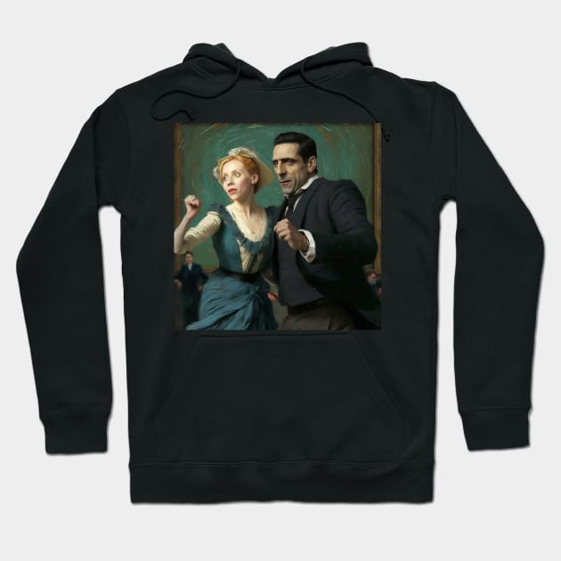 vintage couple lover Hoodie by PicRidez